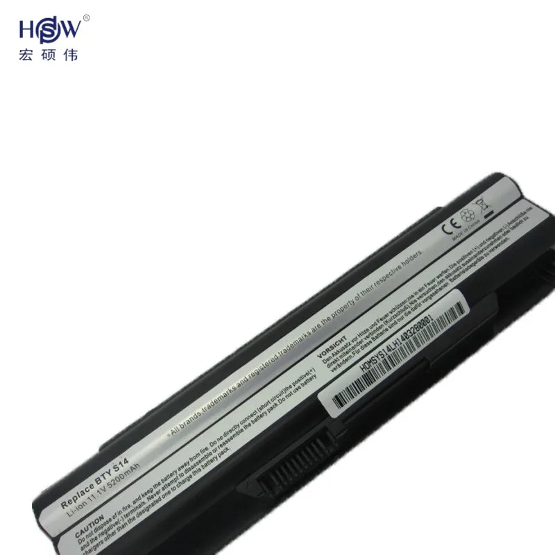 HSW Аккумулятор для ноутбука MSI CR650 CX650 FR400 FX400 FX420 FR600 FX600 FX600MX FX603 FX610 FR620 FX620 FX620DX Аккумулятор akku