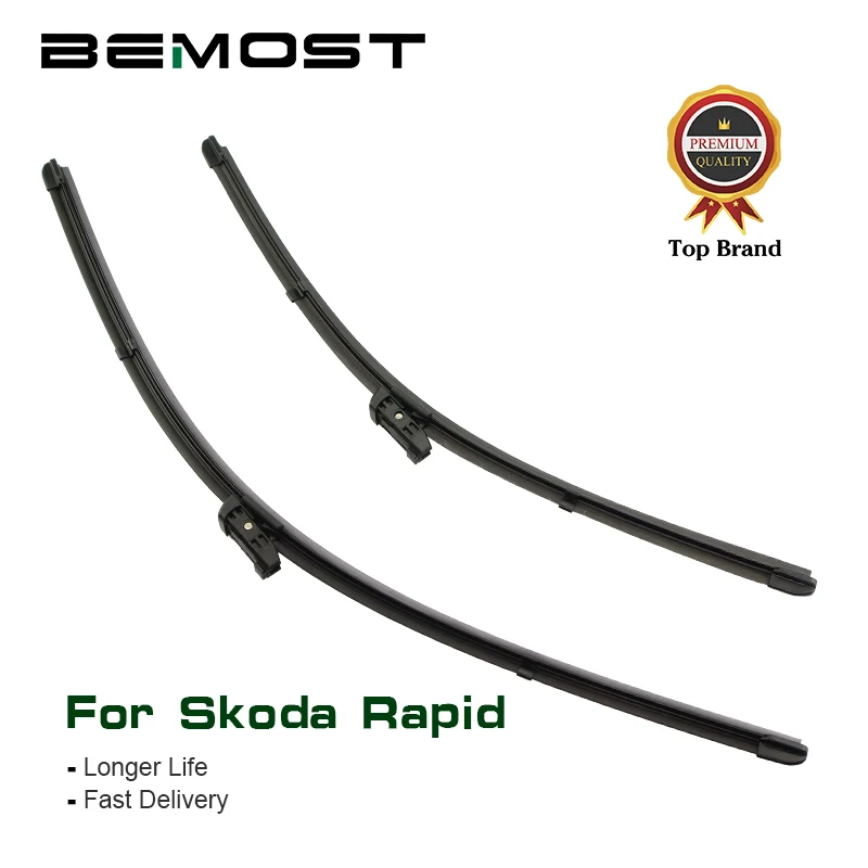 BEMOST Car Windshield Wiper Blades Natural Rubber For Skoda Rapid 24