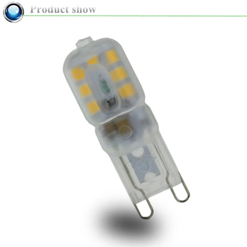 Светодиодный лампы мини G9 AC 220V SMD2835 Светодиодный прожектор для хрустальная люстра заменить 30 Вт, 40 Вт, 50 Вт, ручная сборка галогенная лампа 360 градусов освещения
