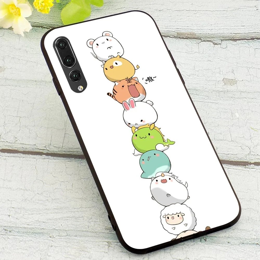 Милый мягкий чехол из ТПУ для huawei Y9, чехол для телефона Nova 3 3i 4 6A 7A X C 8 Lite honor 9 10 Note Y6 Y7 Prime