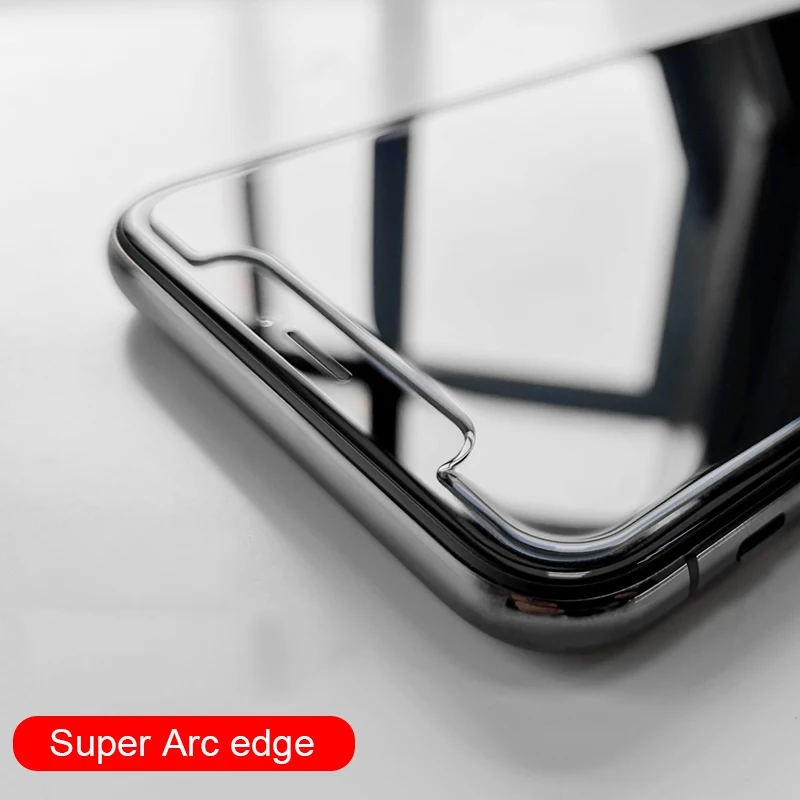 

CHYI Big Arc Glass For iphone 11 pro max Screen Protector with best Oleophobic Coating 9H Tempered For iPhone XR X XS Max Glass Large arc