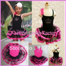 Элегантное балетное платье-пачка для девочек Одежда для танцев вечерние платья танцевальное платье из фатина костюм с юбкой-пачкой BT-0009 для гимнастики