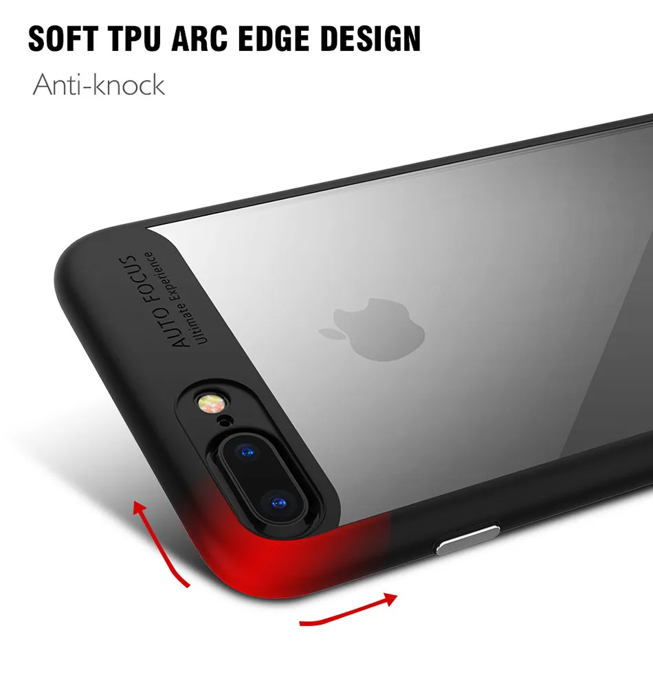 KISSCASE Phone Cases For iPhone 6 6s Plus 7 7 Plus Ultra Thin Soft TPU + Hard PC Back Cover Case For iPhone 7 7 Plus 6 6s Coque (5)