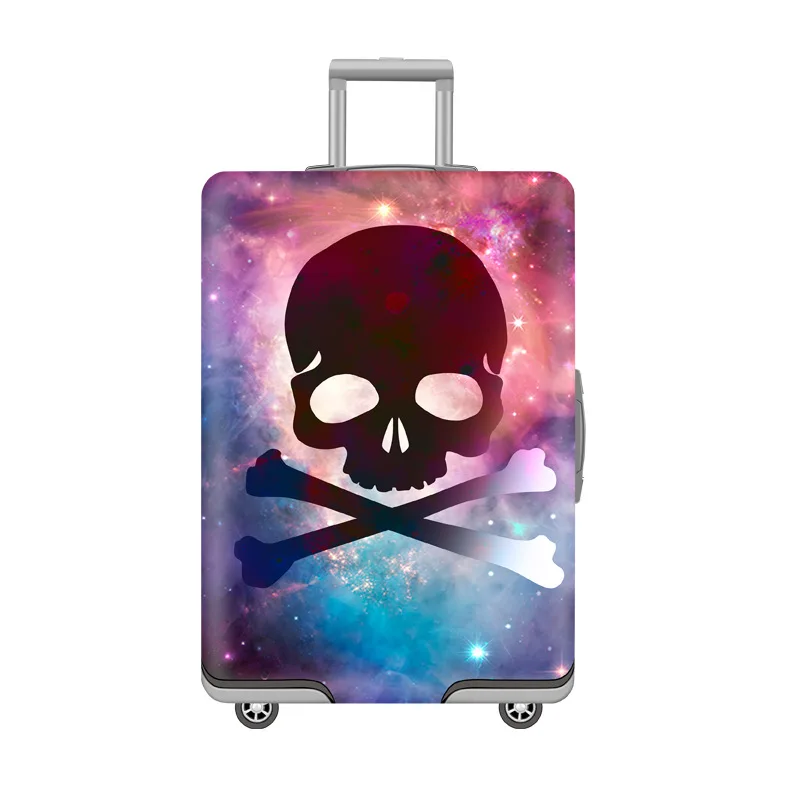 Эластичный Водонепроницаемый чехол для багажа путешествия мультфильм чемодан защитные чехлы Чехол для чемодана 18''-32'' дюймов аксессуары для путешествий - Цвет: 15