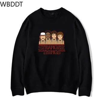 

WBDDT Stranger Things Hoodies Men Pullover Sweatshirt Eleven Streetwear Hip Hop Outerwear Drop Shipping