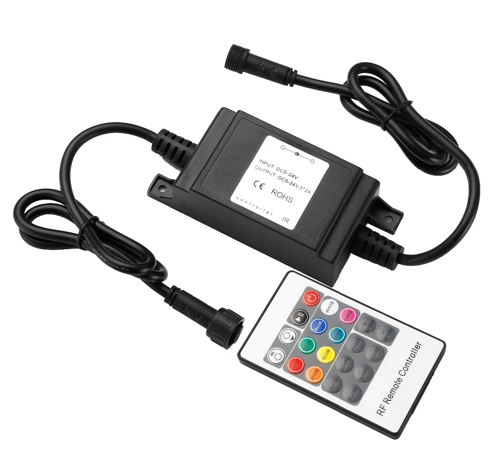 72W IP67 Waterproof Mini LED Wireless Controller with RF Touth Remote Control For RGB LED Bulb