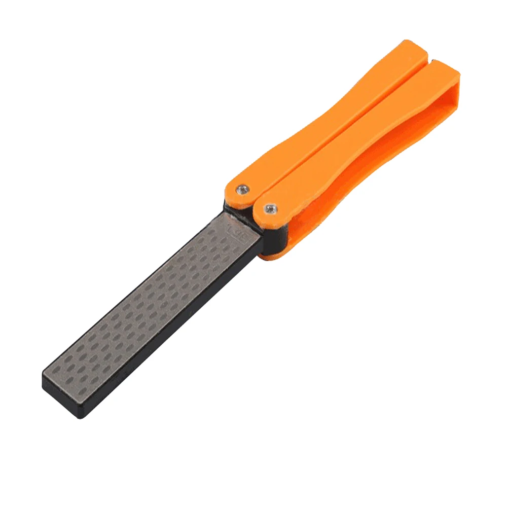 

Hot Outdoor Knife Sharpening Stone Double Sided Folded Pocket Sharpener Diamond Knife Sharpening Stone Color Yellow