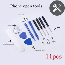 11 шт. в 1 набор ручных ремонтных телефонов, разборные инструменты, Набор отверток для iPhone 4S 5 5c 5S 6 6s 6p 6s p 7 7p сенсорный экран