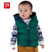 2015 brand designer baby winter outerwear clothing cotton vest boys waistcoat winter clothes infant parka warm