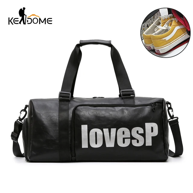 Best Offers Black Shoulder PU Leather Sport Gym Bag for Men's Fitness Gymnastic Crossbody Training Bags Travel Luggage Boarding Bag XA858WD Best Offers Black Shoulder PU Leather Sport Gym Bag for Men's Fitness Gymnastic Crossbody Training Bags Travel Luggage Boarding Bag XA858WD