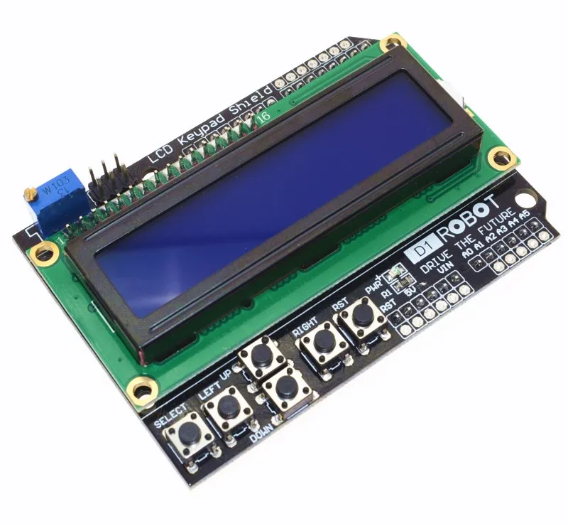 1 шт. ЖК-клавиатура Щит lcd 1602 lcd 1602 Модуль дисплей для ATMEGA328 ATMEGA2560 raspberry pi UNO синий экран