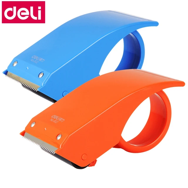 Deli 801/802 Metal Hand Tape Cutter Tape Dispenser For Max. 60mm
