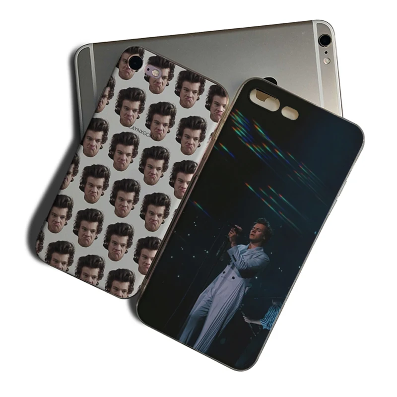 

IMIDO Harry Styles TPU Soft Back Cover For Iphone 7 8 7PLUS 8PLUS X XS XR XSMAX 5 5S SE 6 6S 6PLUS 6S PLUS