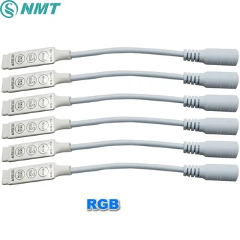 

20pcs DC12V 24V RGB Led Controller Mini 3 keys with Female DC Connector to Control RGB LED Strip Light SMD5050