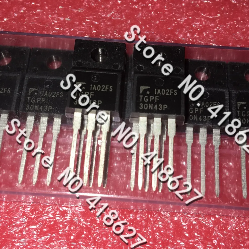 

10PCS/LOT TGPF30N43P 30N43P TO-220F liquid crystal plasma tube New spot Quality Assurance