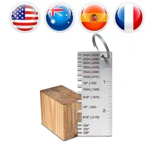 Сварочная проволока из нержавеющей стали/Толщиномер металлического листа с покрытием Размер сварочный инспекционный инструмент