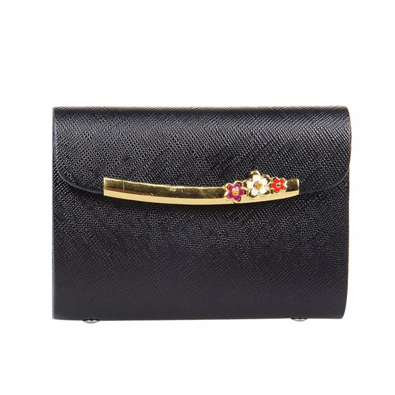 

New FashionFashion Credit Card Holder Bags Leather Strap Buckle Bank Card Bag 26 Card Case ID Holders Card Wallets