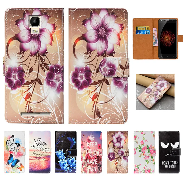 

For DEXP Ixion MS650 Case High Quality Pu Leather 5.0" Flip Wallet Case Back Cover Book Case For DEXP Ixion MS650 Case