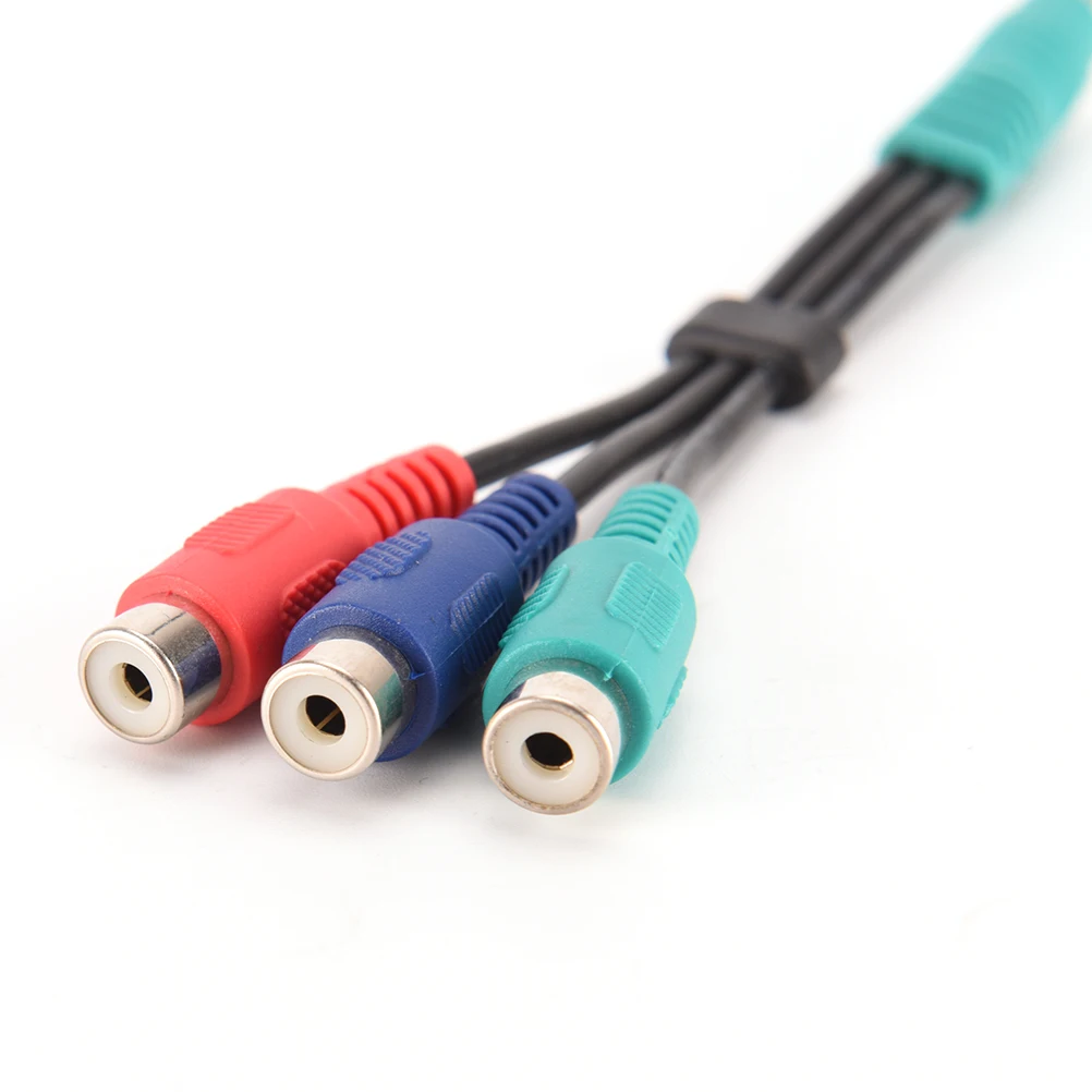 Оптовые высокоскоростные переходники 2 5 мм со штекером типа папа на 3 RCA мама