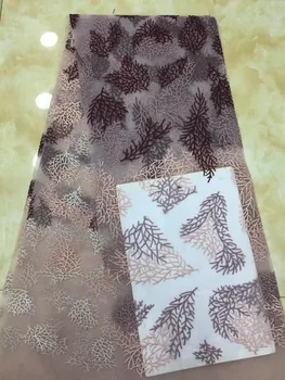 

best Quality S-3137 African Tulle Lace Fabric fashion African French Lace Fabric