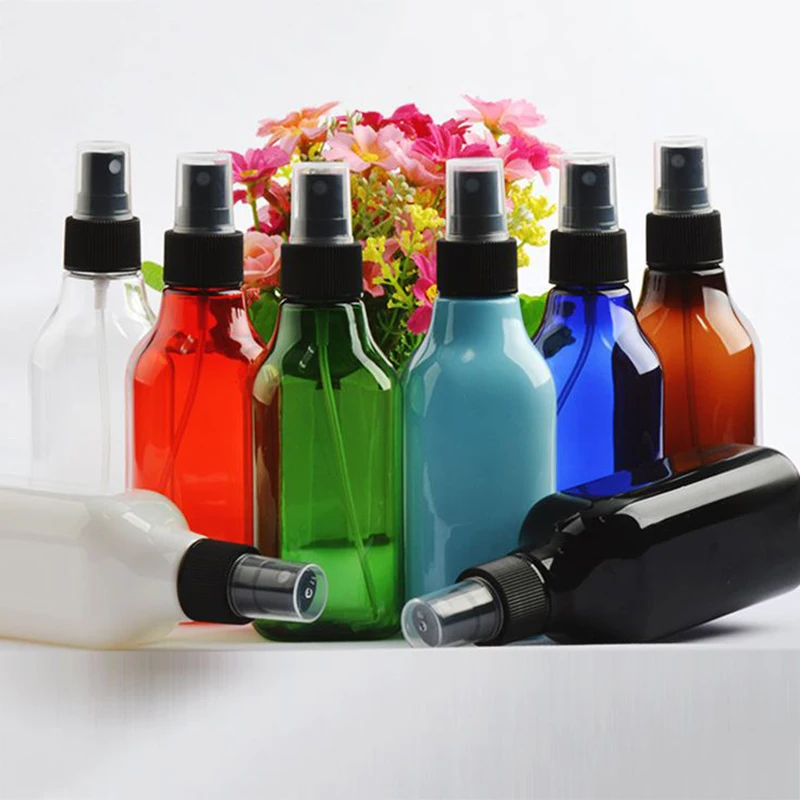 Buy 10pcs/lot 200ml Empty Color Plastic Spray Bottle