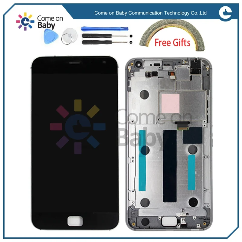 Nice quality White / Black 5.5'' LCD Display Touch Screen Digitizer Assembly For Meizu MX4 MX 4 with frame 98% new | Мобильные