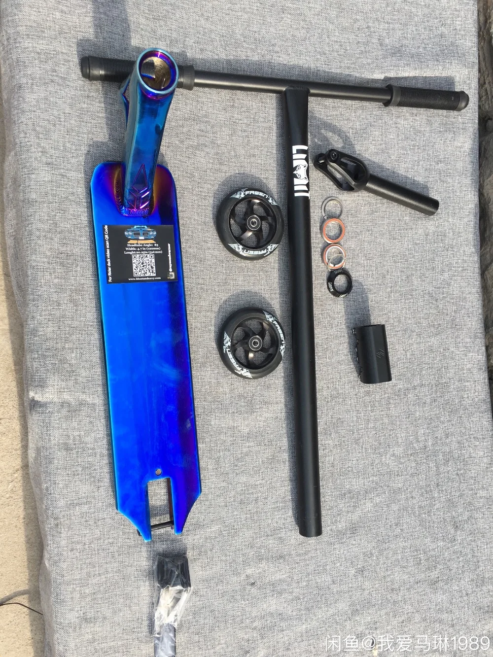 

blunt & fasen & limit bmx scooter,stunt scooter,kick scooters 110 wheels PU wheels free shipping