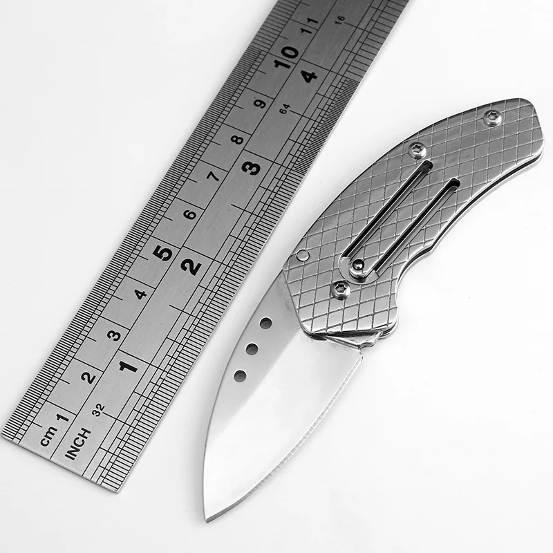 

New EDC stainless steel Folding Knife Mini Outdoor Survival Portable Defense Rescue Tool Knife EDC Multifunctional Fishing Knife