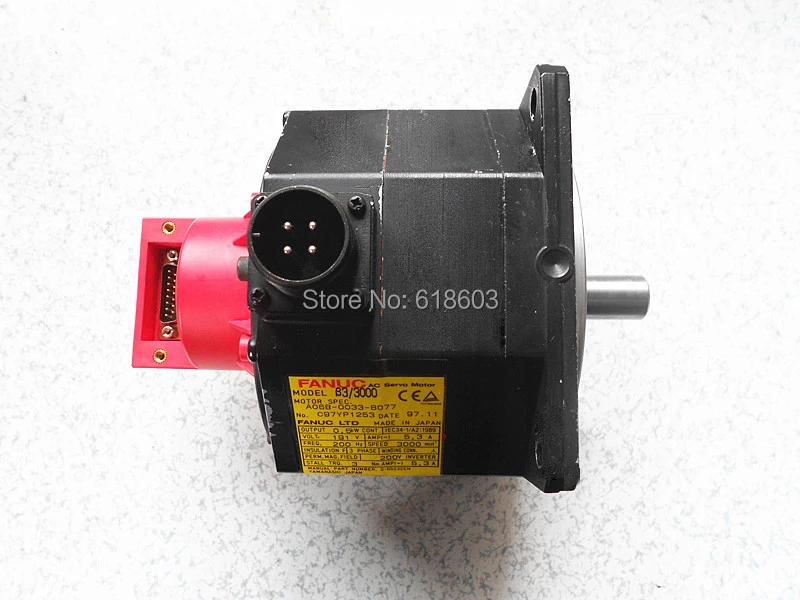 FANUC servo motor A06B-0033-b077 90% new 100% tested warranty for 90 days