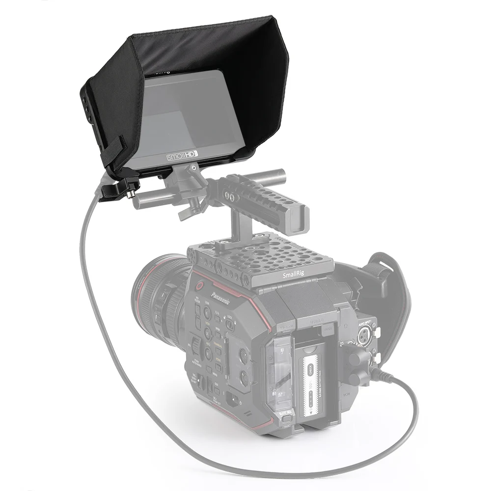 Клетка для монитора SmallRig с солнцезащитным козырьком SmallHD Focus HDMI и SDI 5 дюймовая