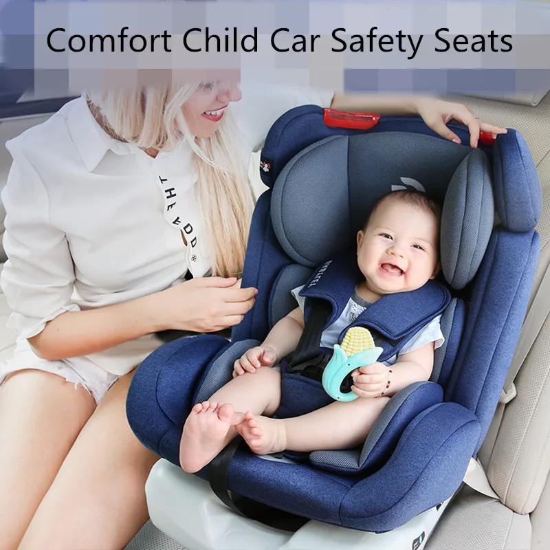 New Child Car Safety Seats With ISOFIX Connector Large Angle Adjust Comfort Interface Car Seats for 9-36KG  And 0-12 Y