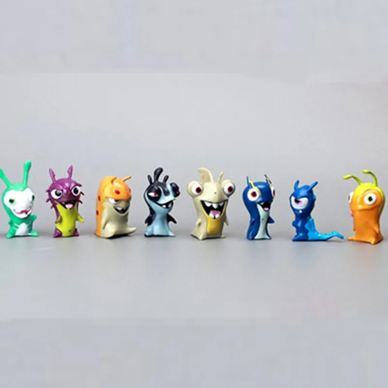 16 шт./лот оптовая продажа 2016 новый аниме мультфильм Slugterra цифры мини PVC фигурки