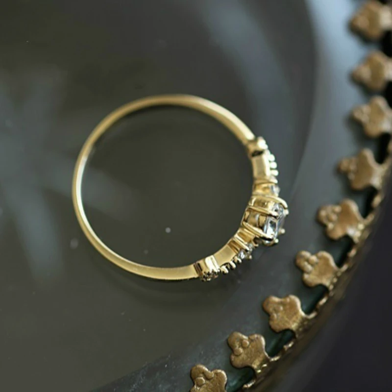 Милые изящные женские кольца в виде снежинок, нежные кольца, кольца, свадебные ювелирные изделия