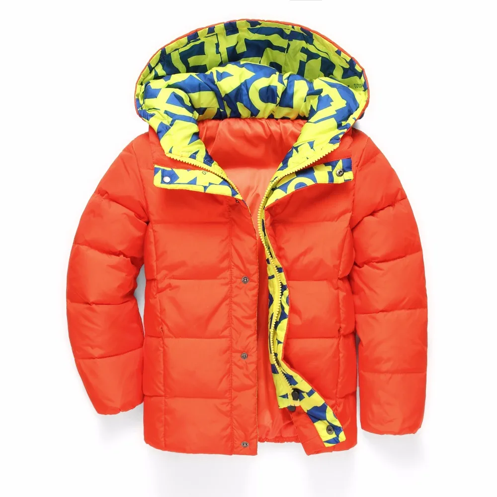 

Children's Winter Jackets Boys Girls Down Parkas Kids Hooded Coats 4-12 Y Children's Thicken Thermal Outerwear Outdoor