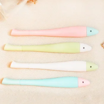 

4 Pcs/set Cute Small fish gel pen 0.5 Neutral pen student learning supplies office school Kawaii Learning stationery