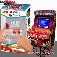 Мини-аркады Портативный игровой консоли игроков BL-883 Ретро ручной 8-бит игровой автомат игры Встроенный 240 классические игры для дети