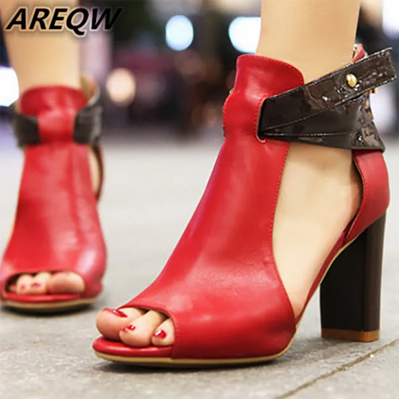 

2019 New Fashion Summer High Heel Hot Sale Europe and America Sexy Fish Mouth High Heel Women