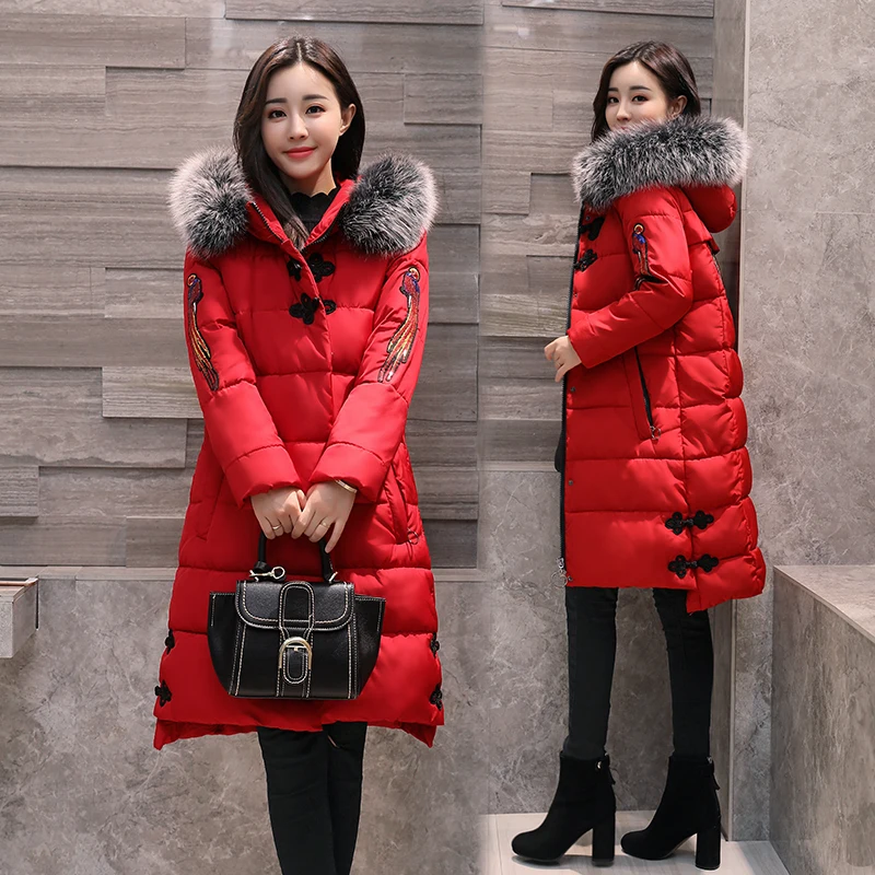 Buy Winter Jacket Coat Chinese Style Emboridery Women