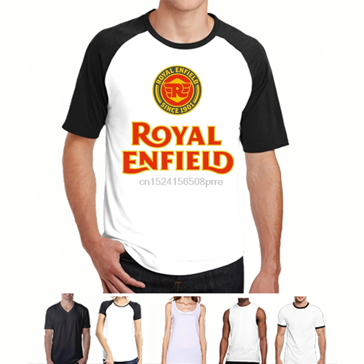 

Limited Edition Royal Enfield Logo Men Black T-Shirt Size S-3XL12