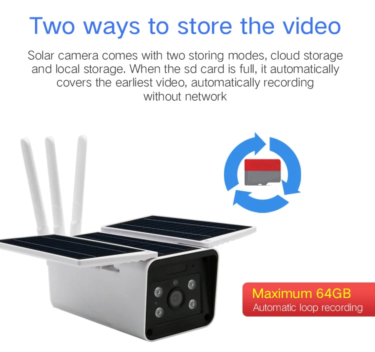 1080P HD Wifi Беспроводная камера для домашнего видеонаблюдения Водонепроницаемая