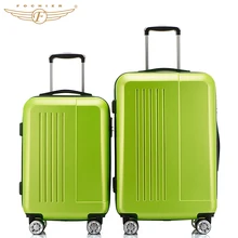 Fochier 2016 New 20 24inches 4 colors ABS luggage 2 Pieces set Hardside Travel Luggage Suitcase