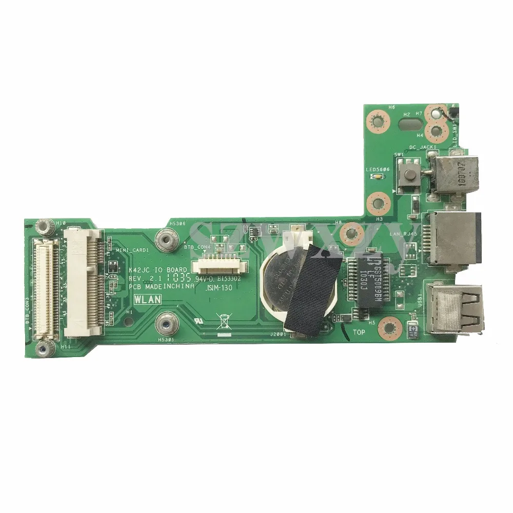 60 N0DIO1000 для ноутбука ASUS K42J K42JC K42JR K42JZ K42JY K42JV USB плата постоянного тока