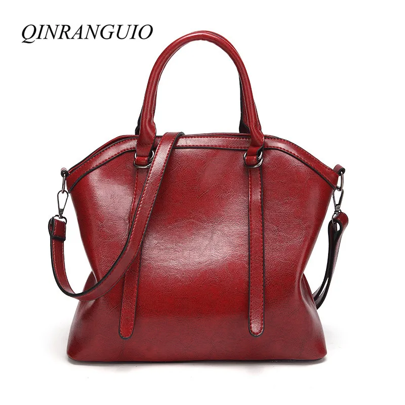 

QINRANGUIO Crossbody Bags for Women 2018 Women Handbags Women Messenger Bags Leather Bags Women Designer Handbags High Quality