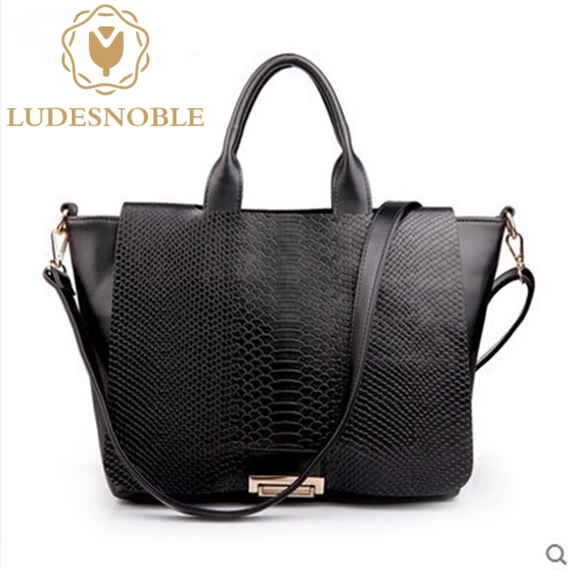 

LUDESNOBLE Fashion Brands Luxury Handbags Women Bags Designer Crossbody Shoulder Bag Retro Serpentine Sac a Main Femme De Marque