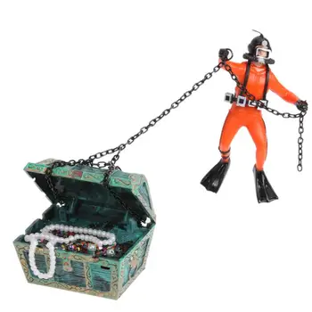 

Treasure Hunter Diver Figure Action Fish Diver Tank Ornament Aquarium Decor fish tank Landscape aquarium decoration