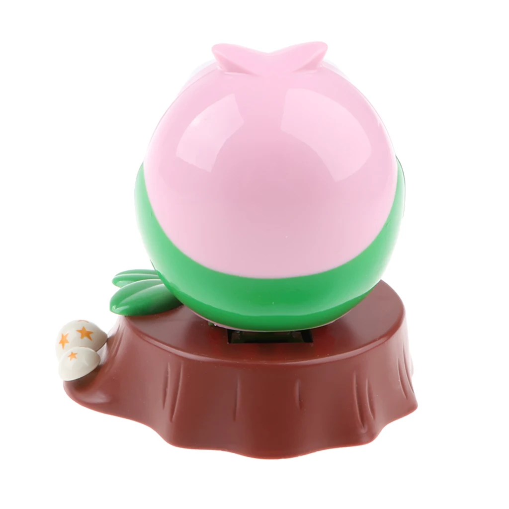 Dancing Cartoon Owl Animal Model Solar Powered Figure Toy Swing Figurine Office Desk Home Car Decor Birthday Xmas Gift for Kids
