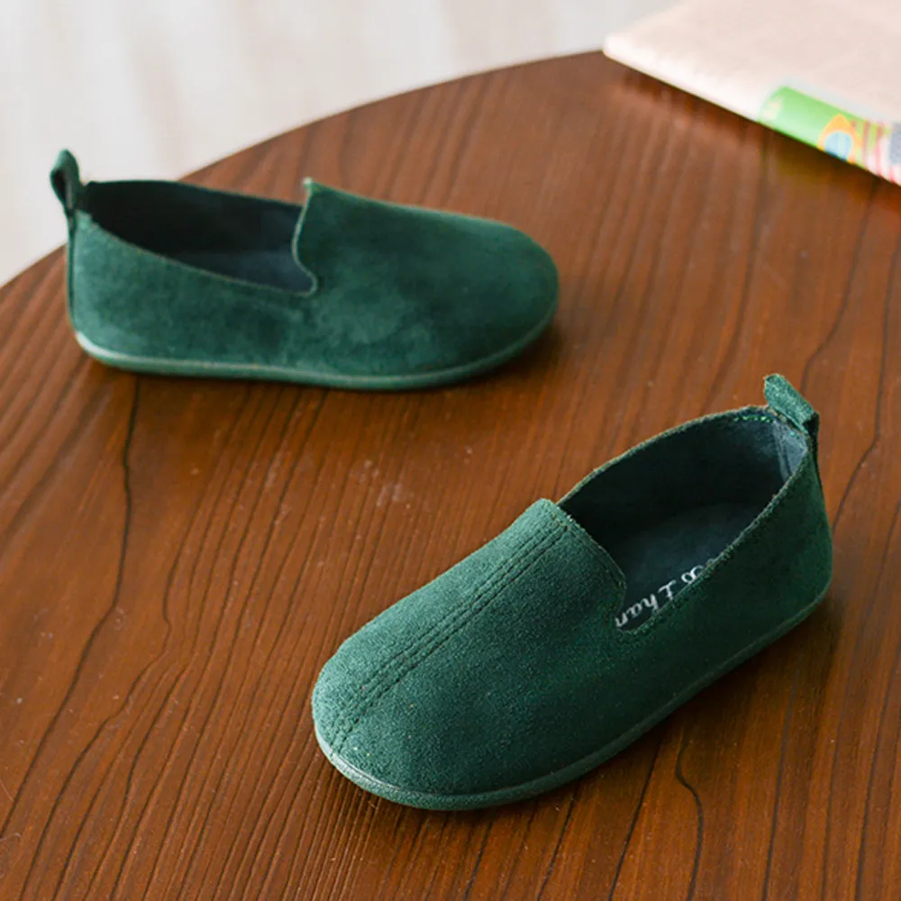 2019 summer new Baby Fashion Child Girls Solid Color Casual Single Leather Pricness Shoes (22)