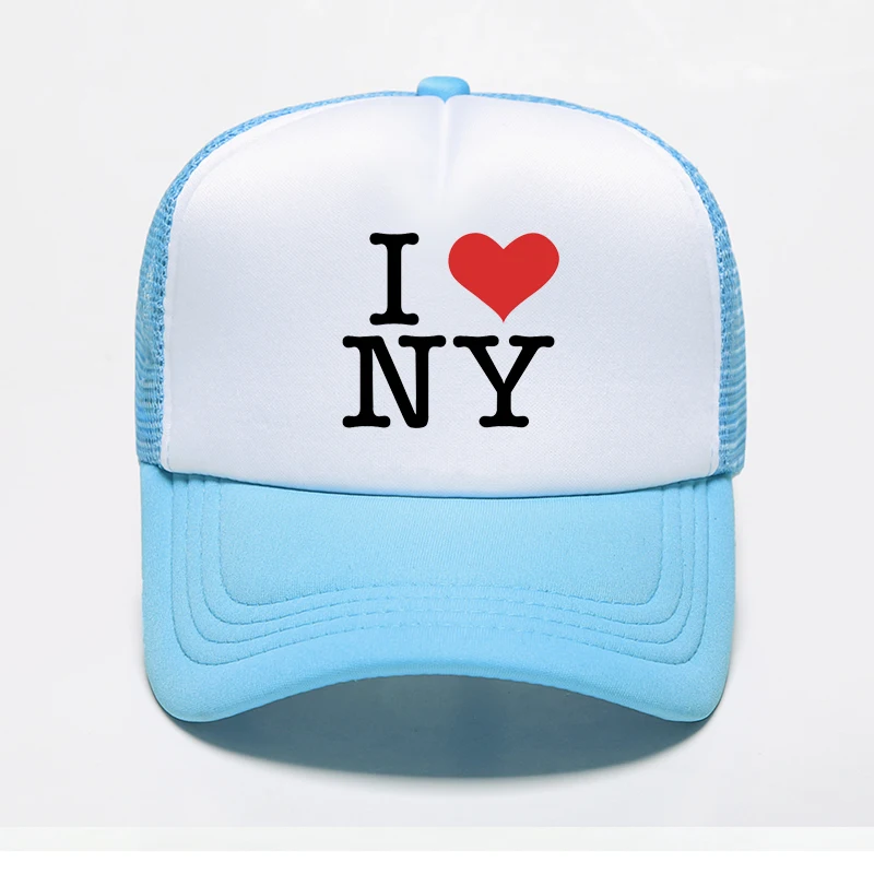 Новая брендовая модная бейсбольная кепка I Love NY для женщин и мужчин в стиле панк