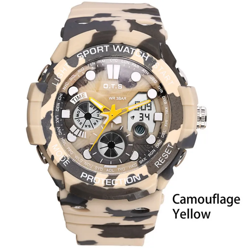 

OTS watch private custom Camo wojskowych watch is especially suitable for men's different types of wearable bold