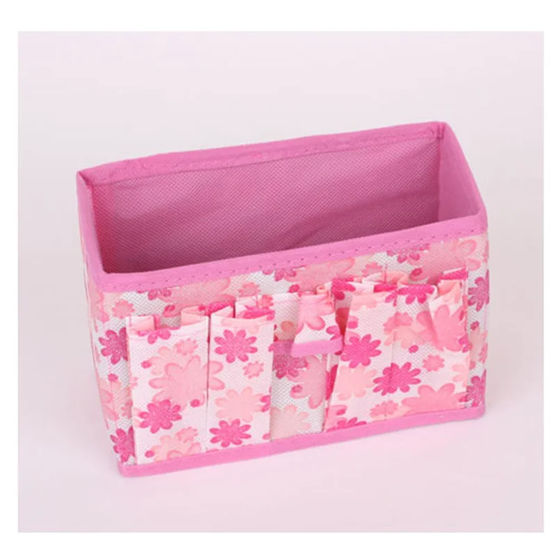 ETya الأزياء الطازجة للطي متعددة الوظائف حقيبة مستحضرات تجميل زهرة النساء حقائب التجميل المنظم حالة